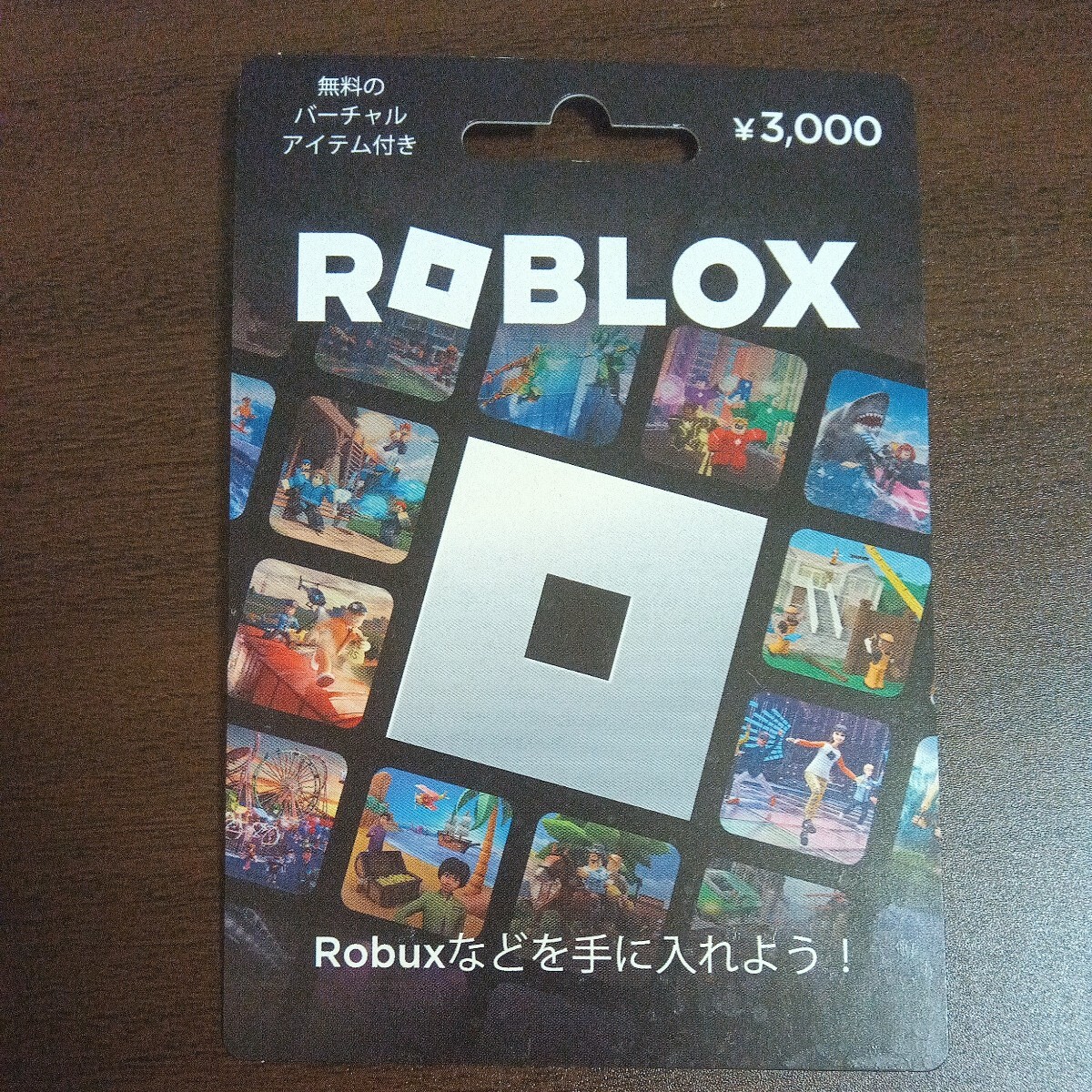 3000 jpy minute ro block s(ROBLOX) prepaid card 