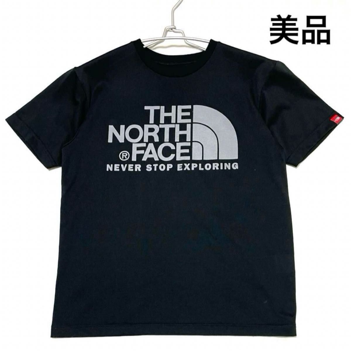 ノースフェイスtシャツ 美品 カラードームティー 黒 S NT31552 THE NORTH FACE 半袖Tシャツ ブラック