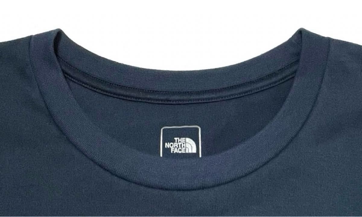 ノースフェイス tシャツ 美品 カラー ドーム NT32034 ネイビー XL THE NORTH FACE 半袖Tシャツ XL