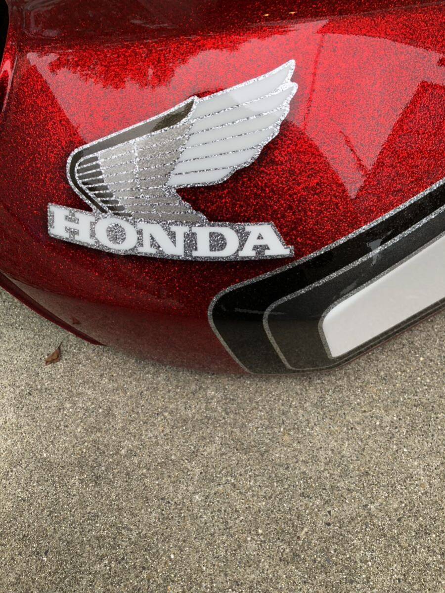 CBX400F 赤白2型カラー ラメ 外装セット 美品 フルBEET カスタム CBX400F 赤白2型カラー ラメ 外装セット 美品 フルBEET カスタム