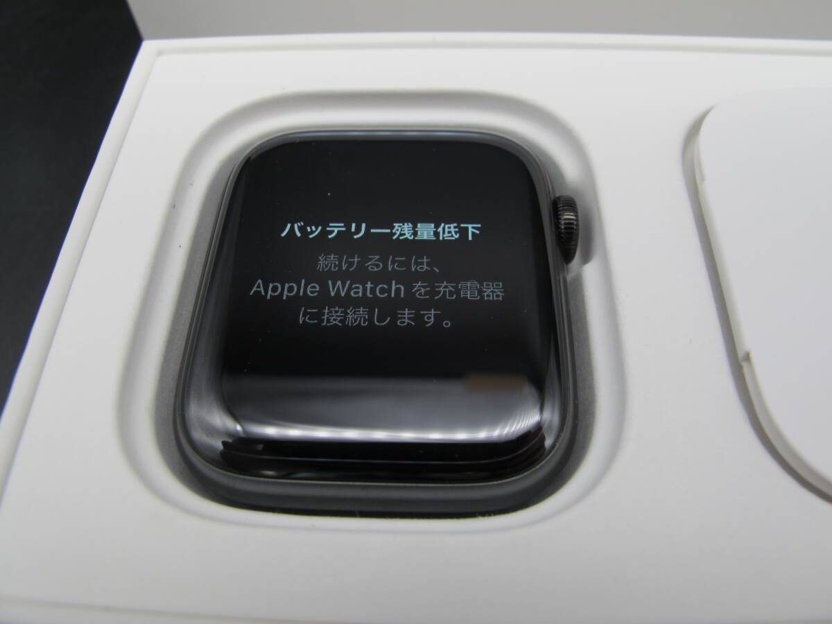 Apple Watch Series5 44mm ステンレス製 スペースブラック A2157 GPS スマートウォッチ_画像2