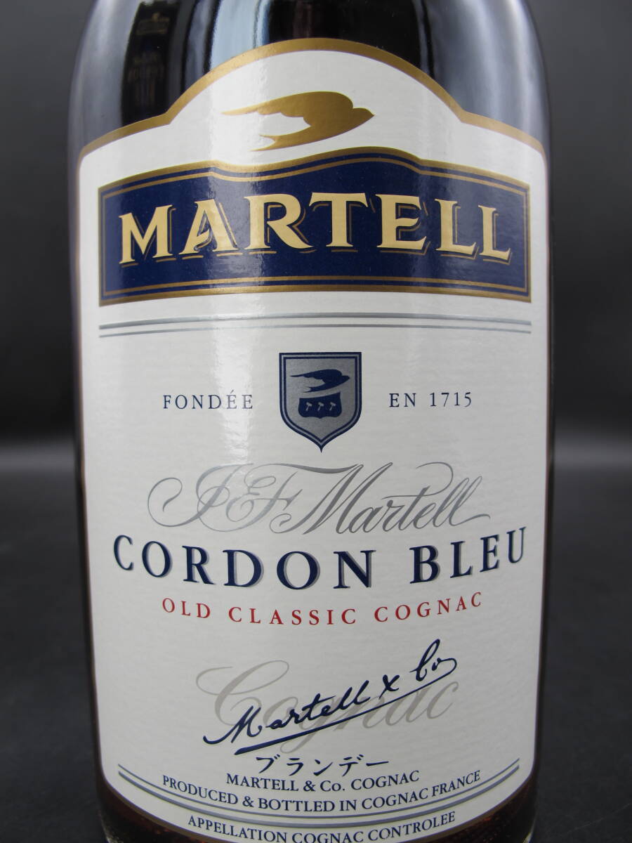 MARTELL Martell koru Don blue cognac brandy 700ml 40%[ not yet . plug ] old sake box attaching 