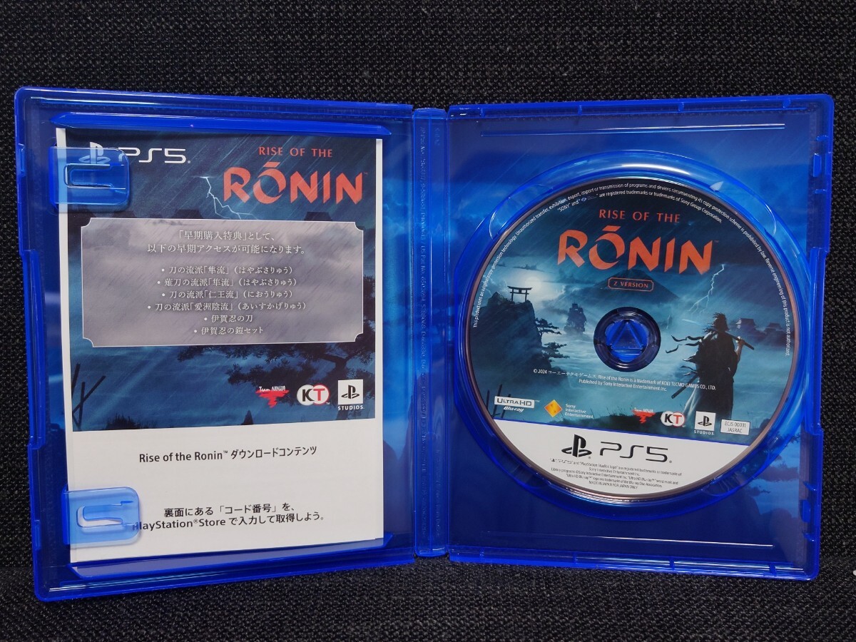 ［PS5］RISE OF THE RONIN Z VERSION ライズオブローニン Zバージョン　早期購入特典未使用　送料無料