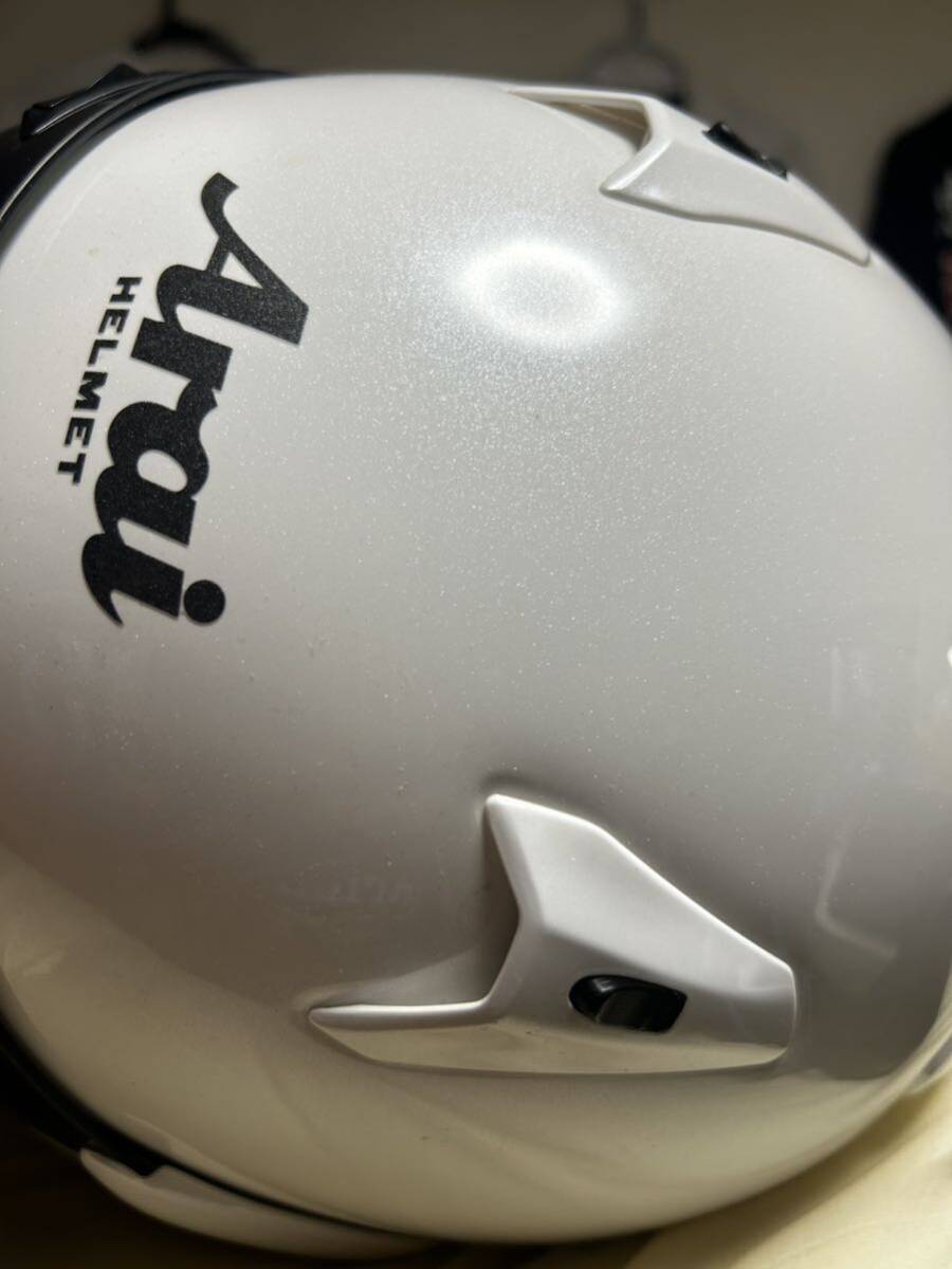 Arai MZ XL サイズ　パールホワイト　シールド新品_画像9