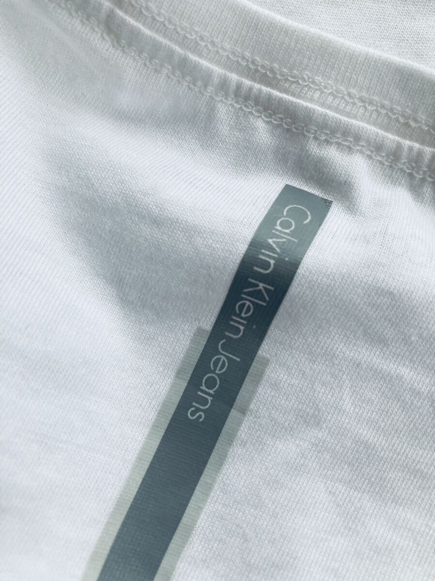 新品未着用◆Calvin Klein jeans カルバンクライン ジーンズ　ビッグロゴデザイン　半袖Tシャツ　メンズ　Lサイズ_画像6