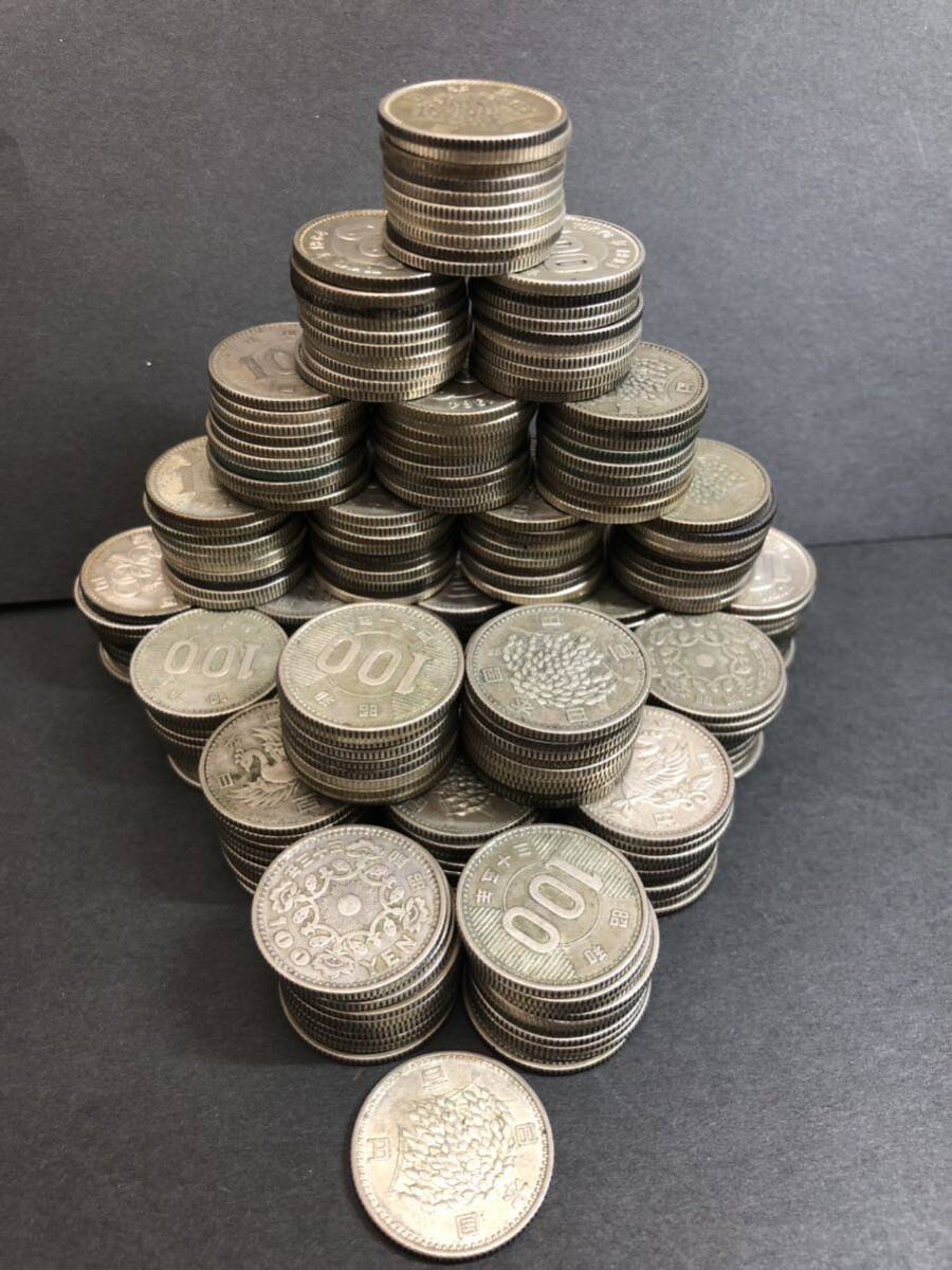 ■レトロ 100円銀貨 鳳凰 稲穂 オリンピック 硬貨 アンティーク コイン 261枚 まとめ の画像1