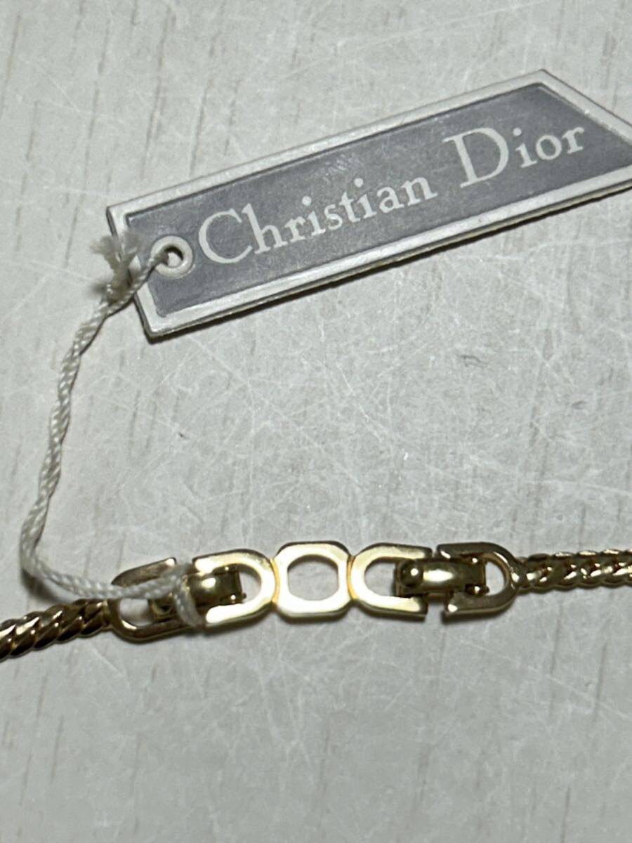 Christian Dior フラワー　花　ネックレス　カラーストーン_画像5