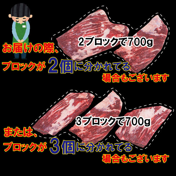 リブキャップ　赤身たっぷり牛肉煮込み用ブロック オーストラリア産　700ｇ　冷凍【カレー】【シチュー】_画像5
