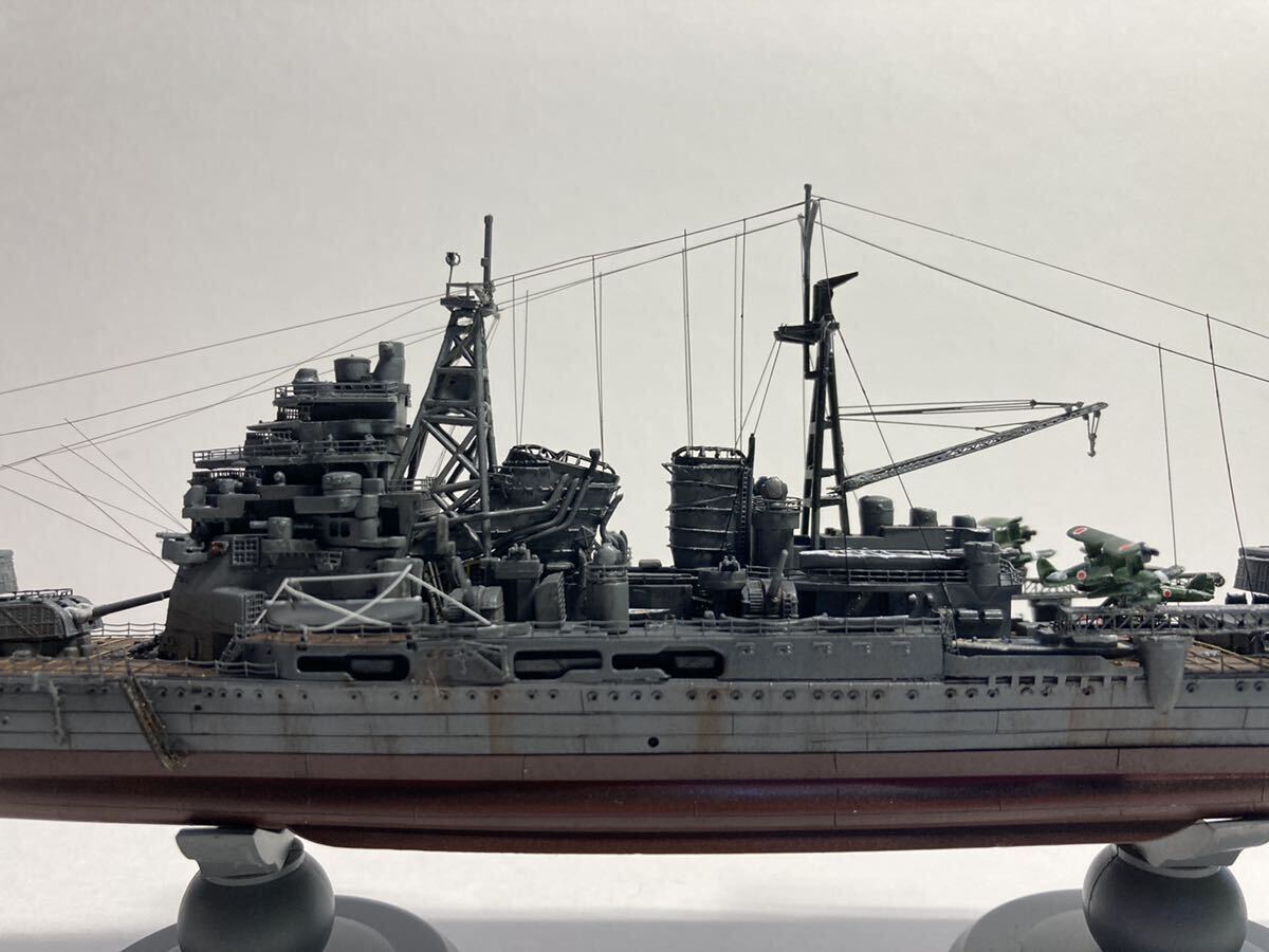 日本海軍 重巡洋艦 鳥海 1/700 完成品 _画像4