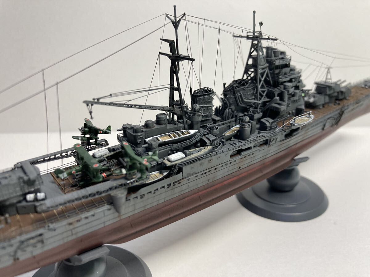 日本海軍 重巡洋艦 鳥海 1/700 完成品 _画像7