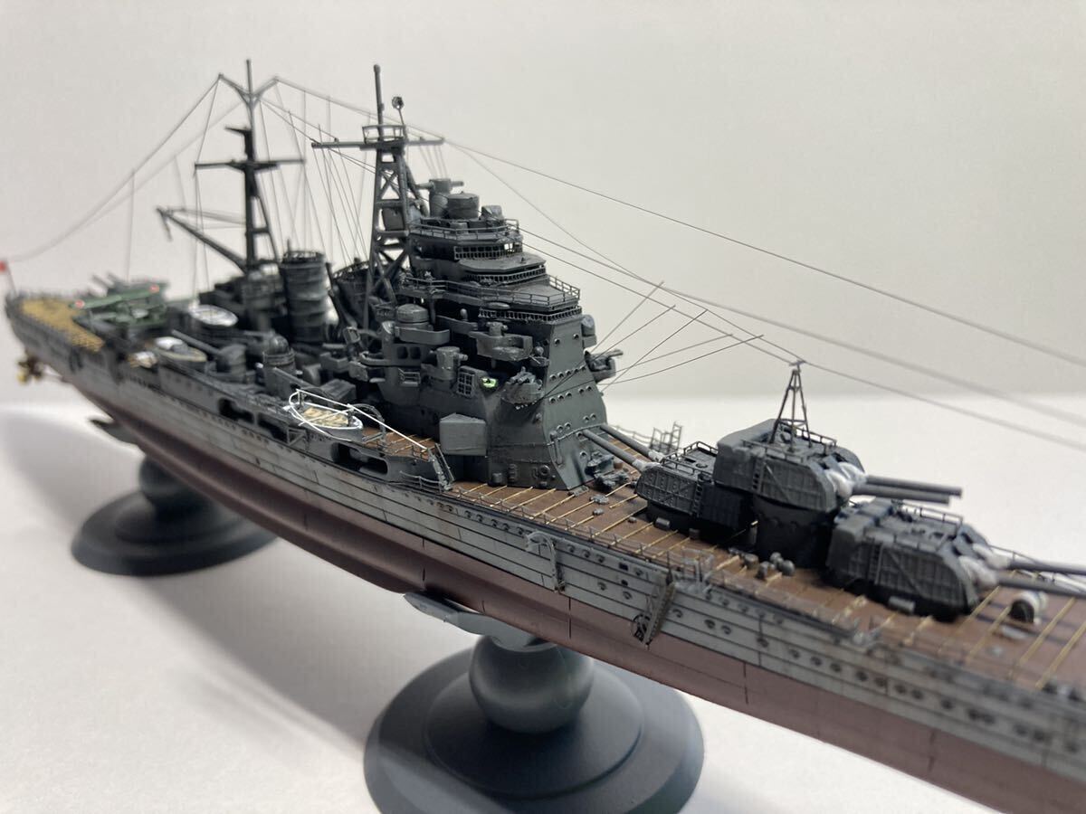 日本海軍 重巡洋艦 鳥海 1/700 完成品 _画像6