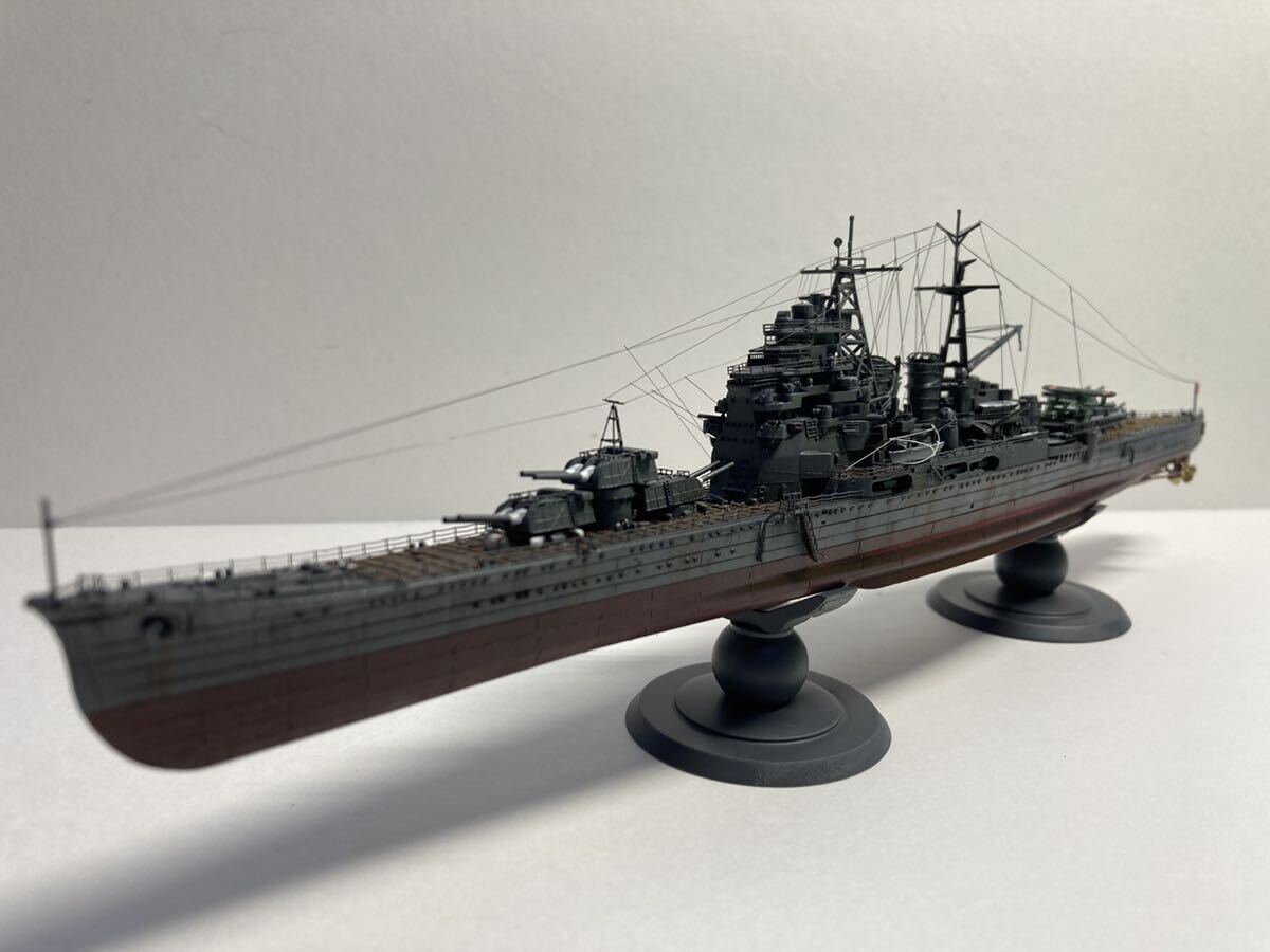 日本海軍 重巡洋艦 鳥海 1/700 完成品 _画像2