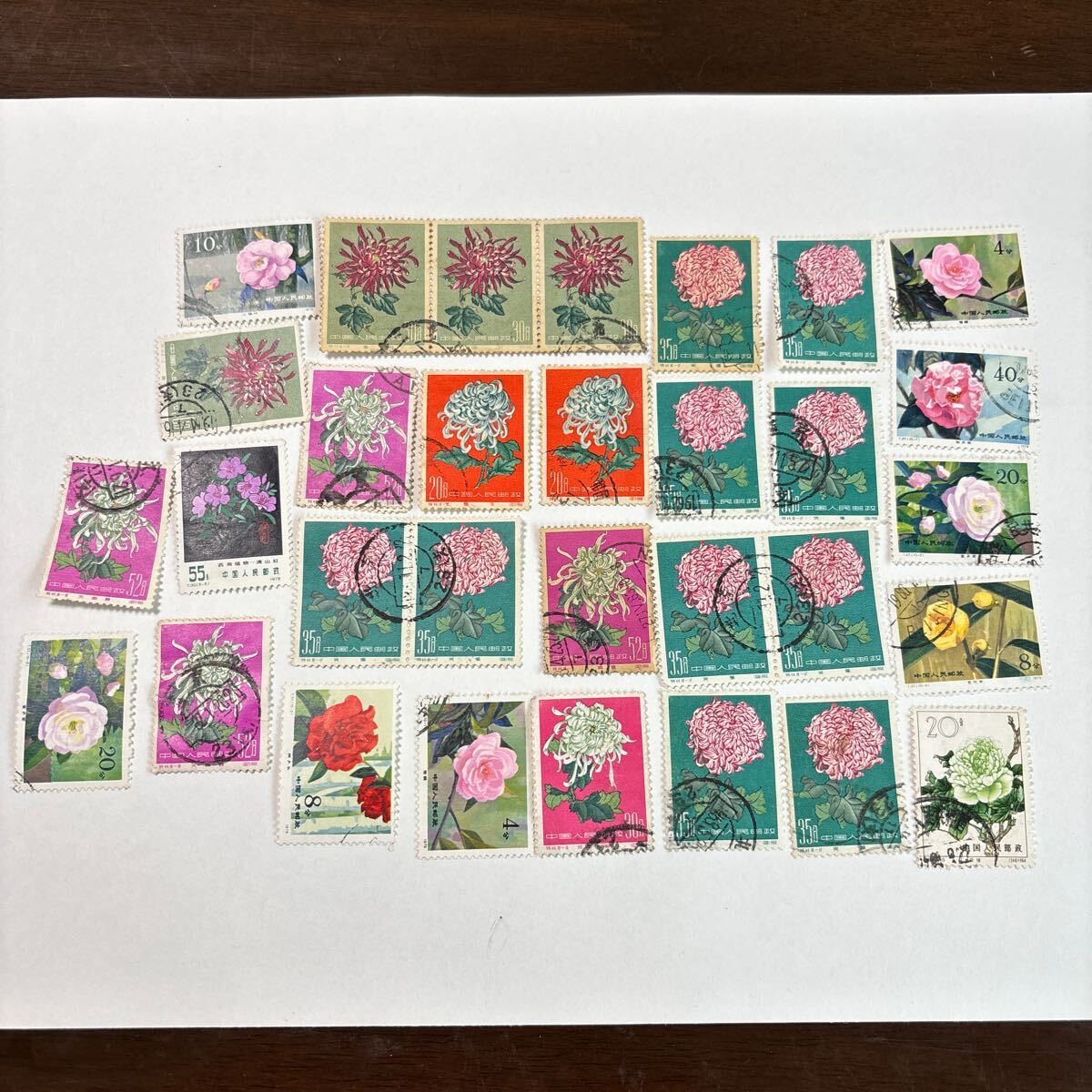 50.. seal equipped used . China stamp all sorts together China stamp China person . postal 