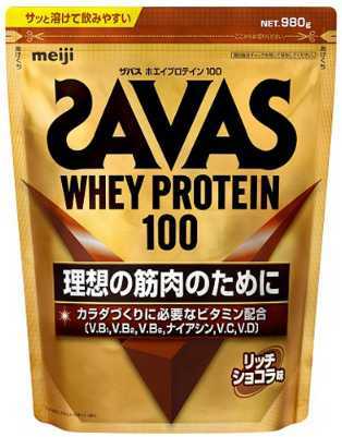 プロテインシェイカー 500ml用付き！1袋★ザバス(SAVAS) ホエイプロテイン100 リッチショコラ味 (980g)ｘ1袋★賞味期限2025/05_画像1