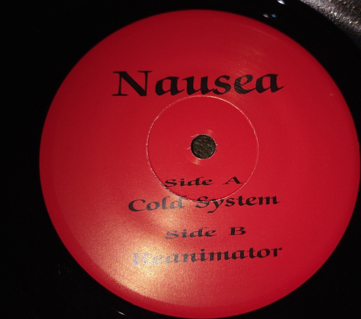 NAUSEA psychological conflict US ORIGINAL EP RED LABELの画像5