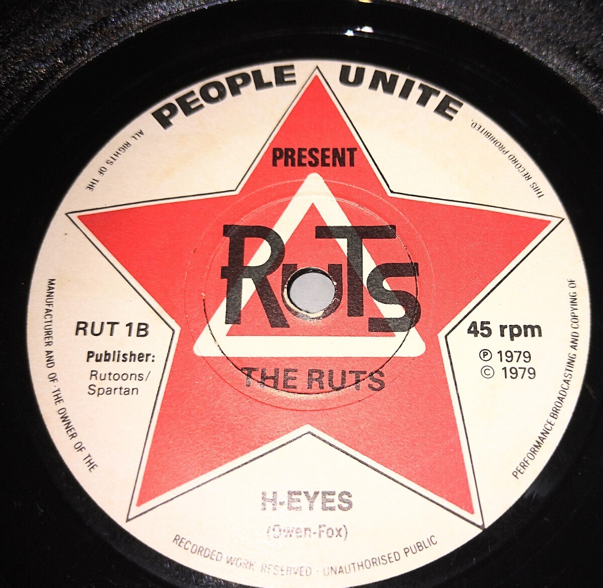 THE RUTS In a Rut UK ORIGINAL EP sex pistols damned sham69 clash angelic upstarts cockney rejects の画像3