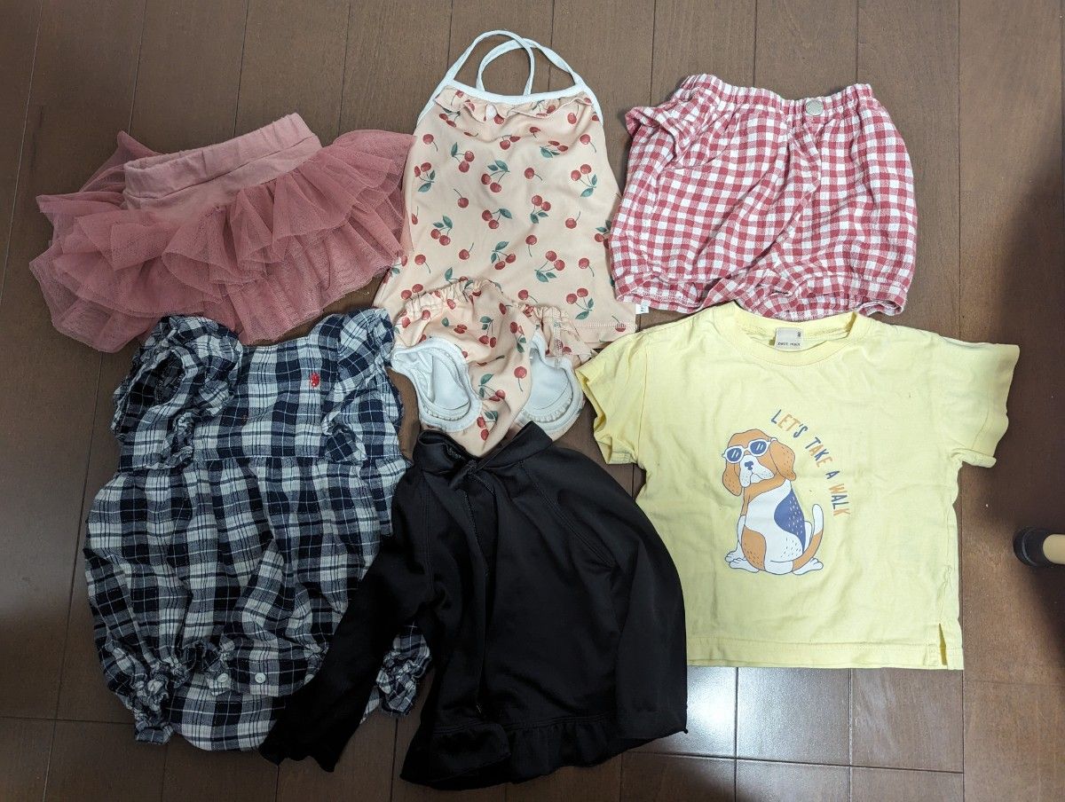 女の子 夏服　水着　 6点セット