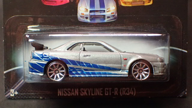 レア 未開封 ホットウィール Hot Wheels 2013 ワイルドスピードシリーズ ニッサン スカイライン R34 GT-R BLACK WING 黒ウィング の画像1