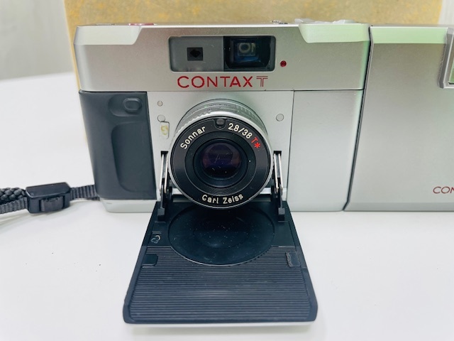 UWA(9469)★ CONTAX T ★ CONTAX コンタックス T 初代 ストロボ付き フィルムカメラ【現状品】_画像3
