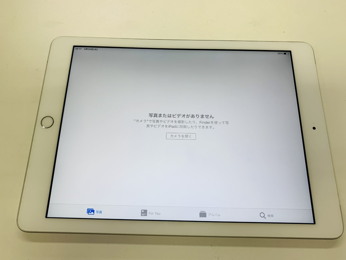 ★送料無料★ジャンク★au★A1954iPad (第 6 世代) Wi-Fi + Cellular 32GB★シルバー★1526006516★SYS★05/02_画像2