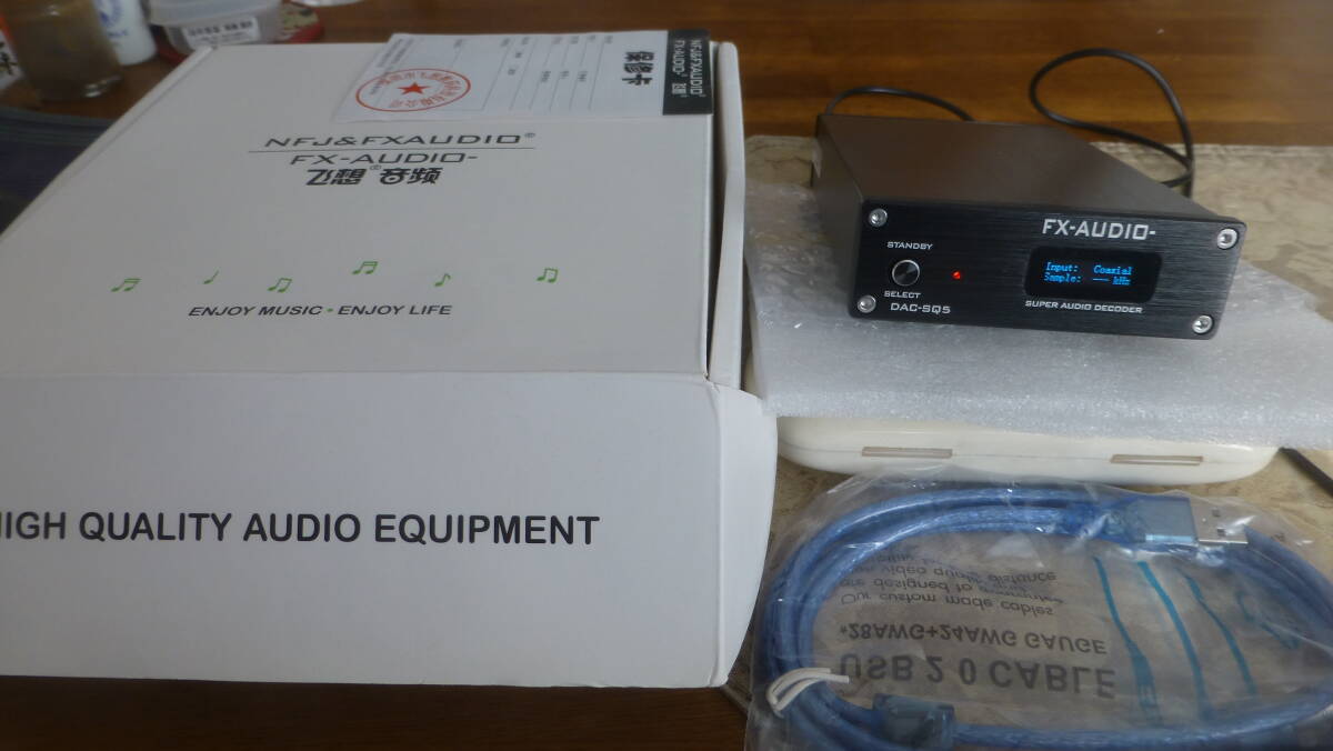 FX-AUDIO DAC SQ-5 新品　ACアダプタ付き　_画像1