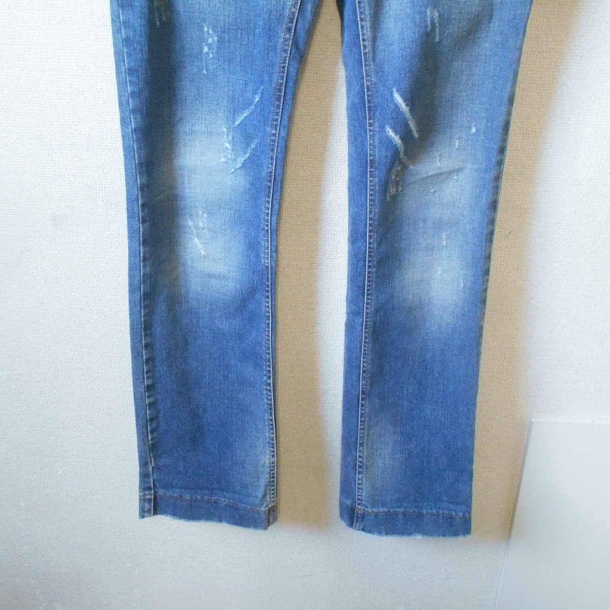  Dolce & Gabbana DOLCE&GABBANA Denim джинсы 46 повреждение ввод женский 