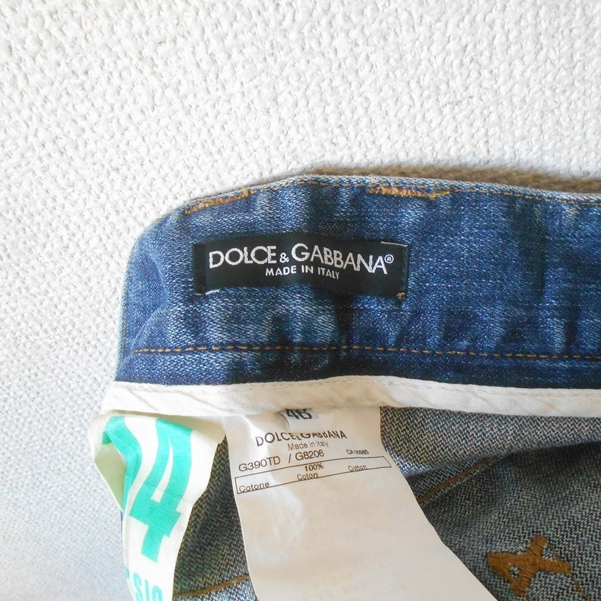  Dolce & Gabbana DOLCE&GABBANA Denim джинсы 46 повреждение ввод женский 