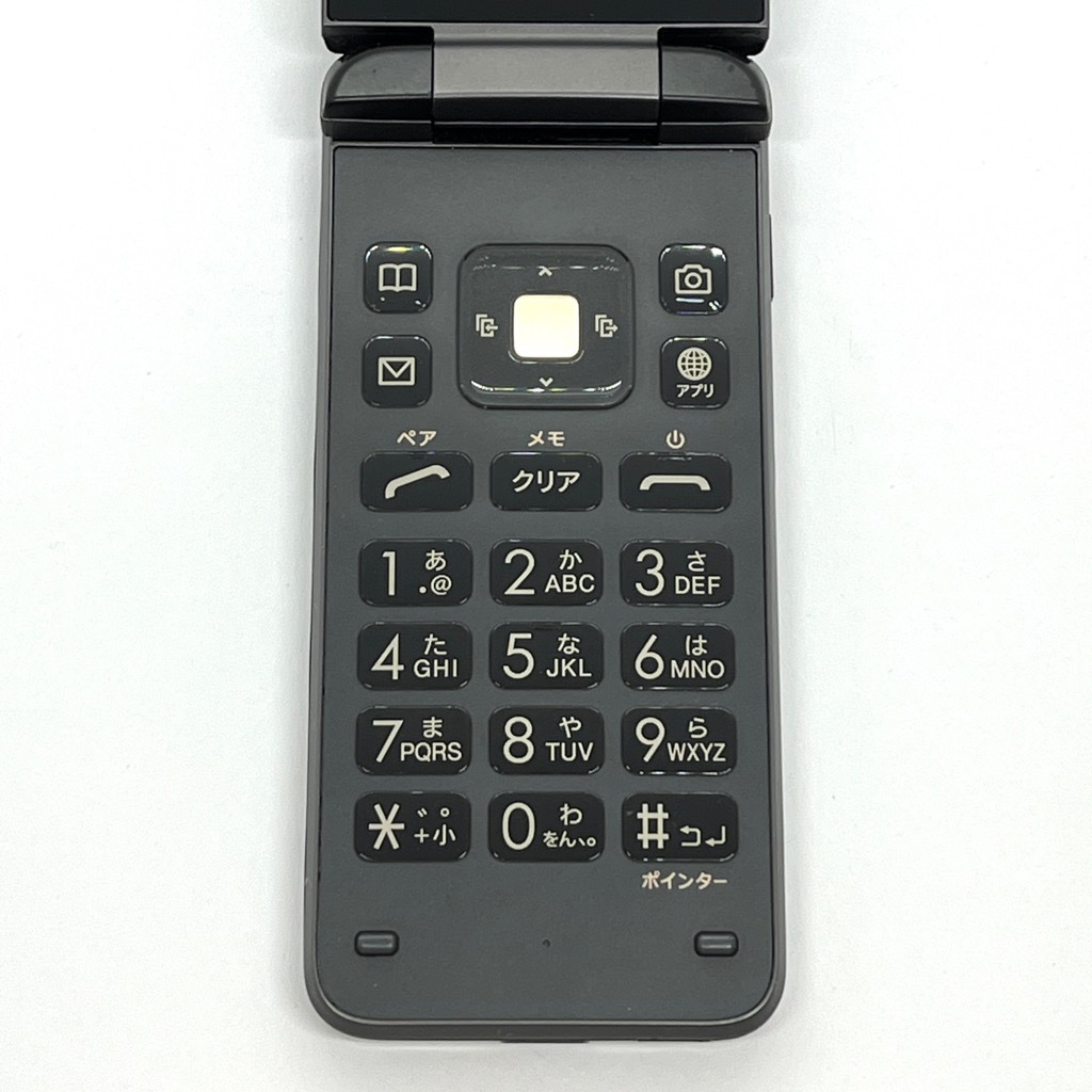 GRATINA KYF39 墨 ブラック au SIMロック解除済み 4G LTEケータイ Bluetooth 携帯電話 ガラホ本体 送料無料 H08の画像4