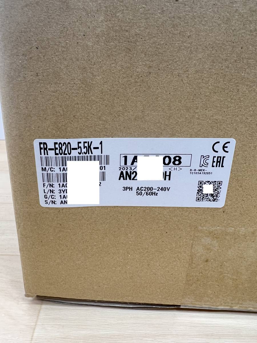 Yahoo!オークション - FR-E820-5.5K-1 2023年製 未使用 三菱電機 Yahoo!オークション - FR-E820-5.5K-1 2023年製 未使用 三菱電機