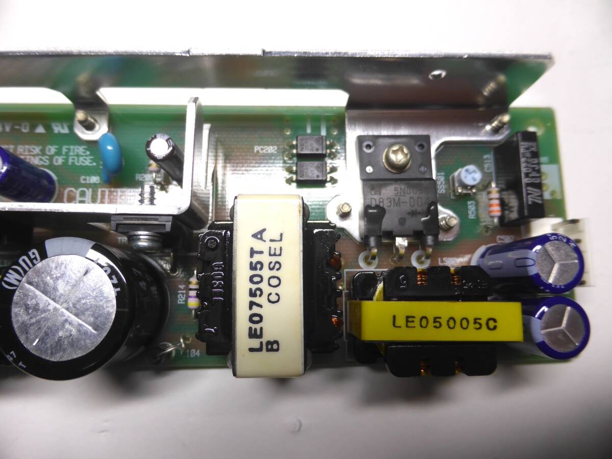 COSEL コーセル　スイッチング電源　AC-DCパワーサプライ　LEA50F-5 Y 　5V,10A 　5個セット_画像5