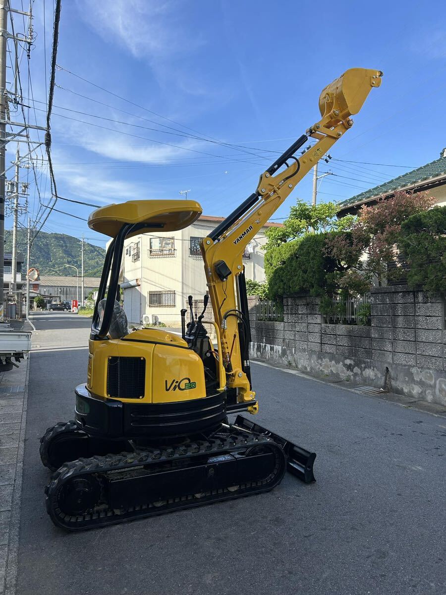 ヤンマー◆YANMAR ◆ VIO20◆1520時間◆2トンクラス◆油圧ショベル◆ミニユンボ ◆軽油◆倍速◆シート新品◆愛知発_画像9