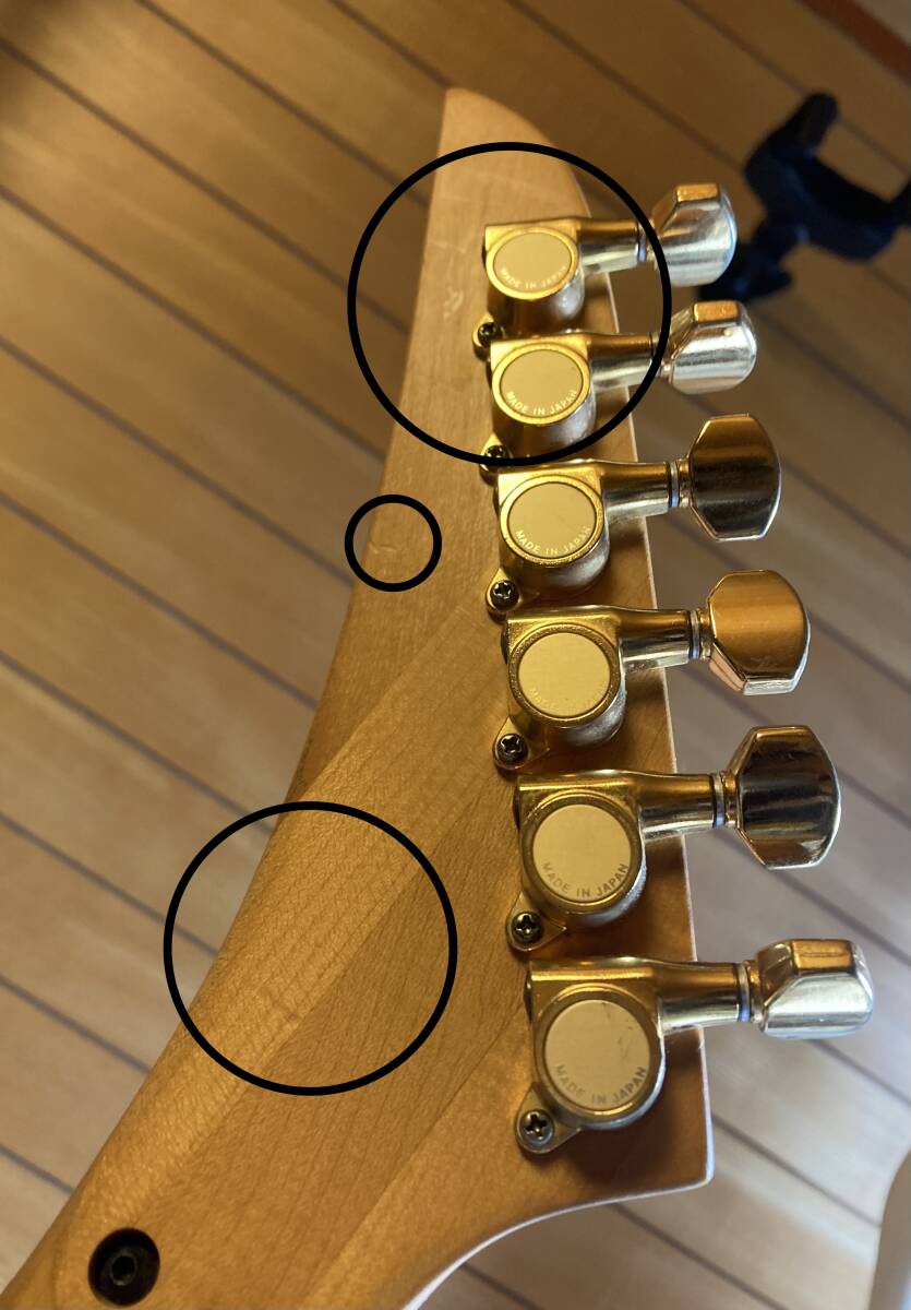 クレーマー リッチーサンボラモデル KRAMERKRS-55 ? Richie Sambora Signature _ヘッド裏打痕、擦れ傷あり