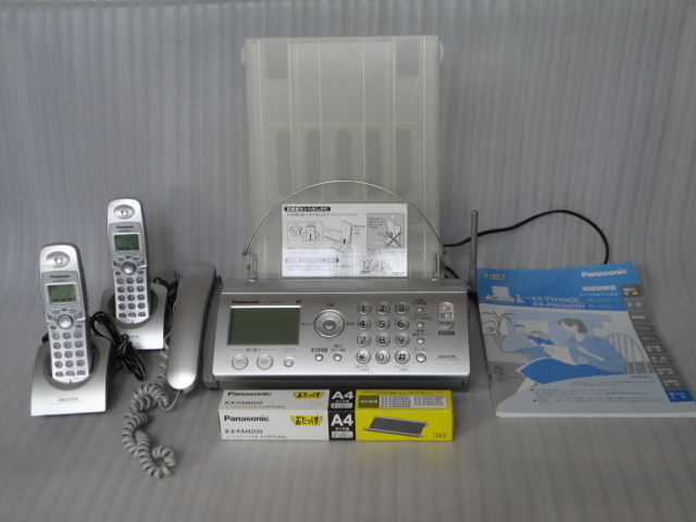 Panasonic Panasonic факс родители машина KX-PW505DW& беспроводная телефонная трубка KX-FKN521×2 шт кроме того, чернила KX-FAN200 дополнение 