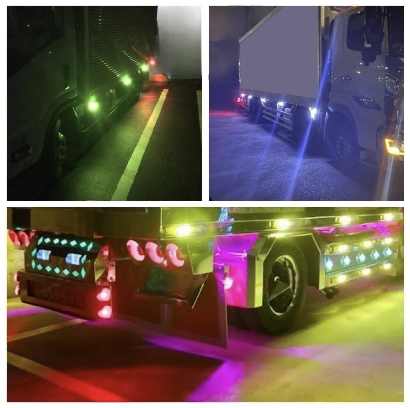  shining shop 24V exclusive use truck deco truck rectangle marker etc. for BA15S single LED lamp 30 piece set Mitsubishi Fuso Canter Fighter Super Great 23