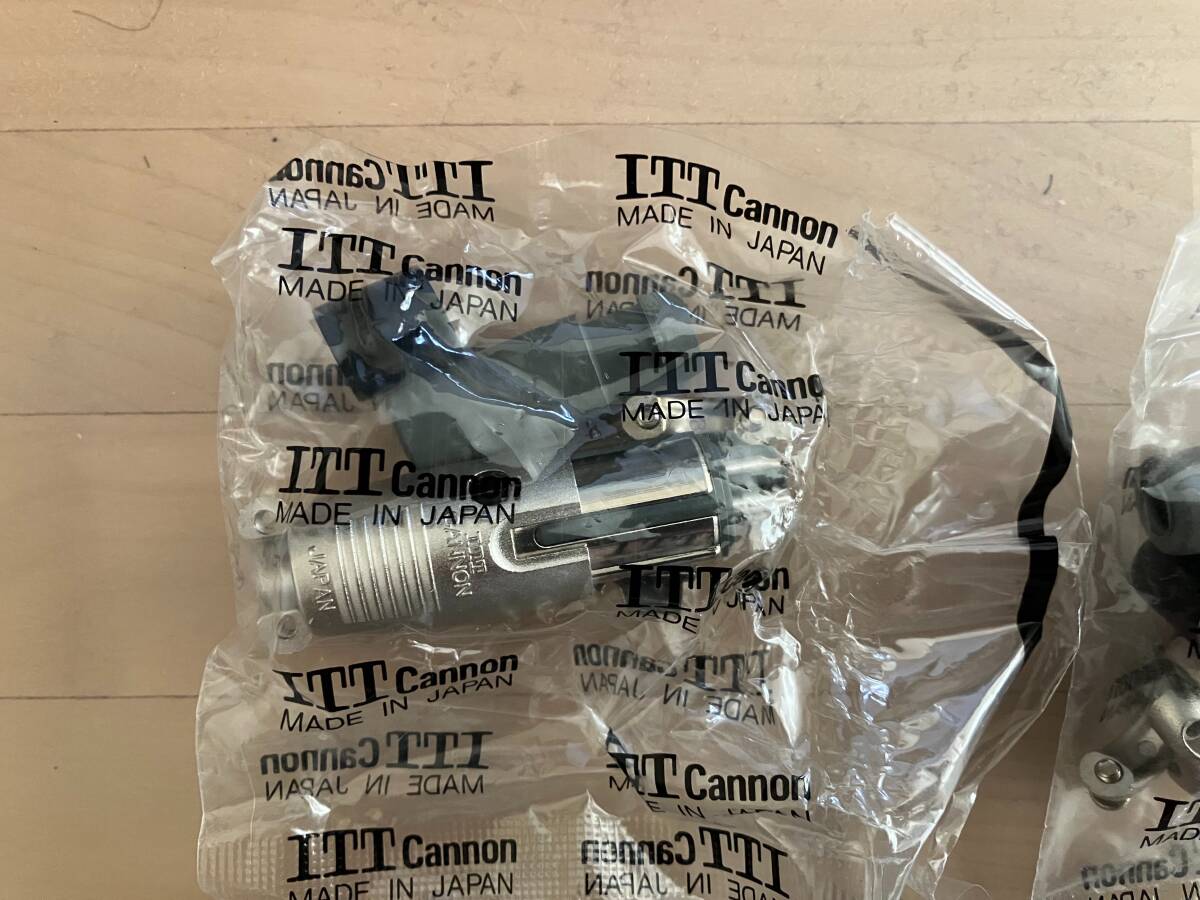 ITT CANNON XLR 4pin コネクタ メス14本 オス30本 合計44本まとめて_画像4