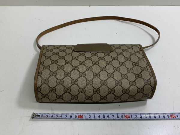 ●GUCCI　オールドグッチ　シェリーライン　ハンドバッグ　セカンドバッグ_画像2