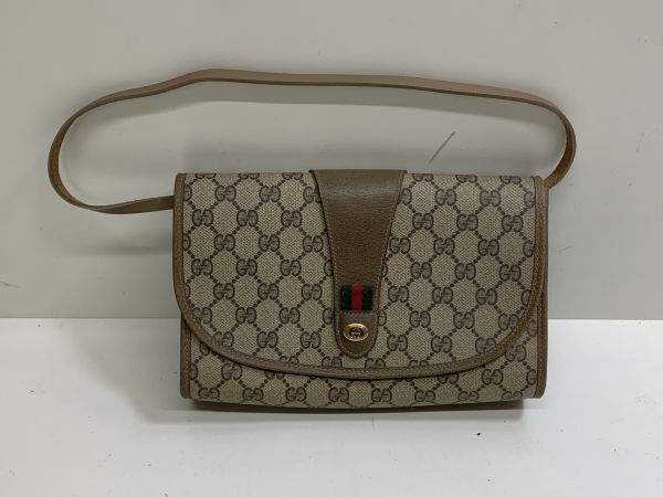 ●GUCCI　オールドグッチ　シェリーライン　ハンドバッグ　セカンドバッグ_画像1