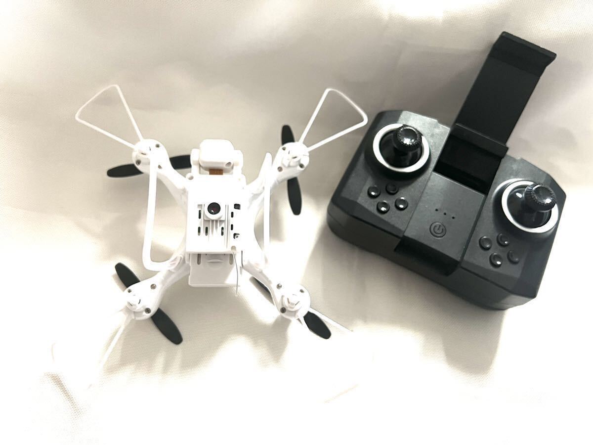 ホワイトバッテリー3本 360°障害回避 ドローン 45分飛行 ラジコン ジェスチャー 100g以下規制外 4Kカメラ付き 初心者 高度維持 収納ケース