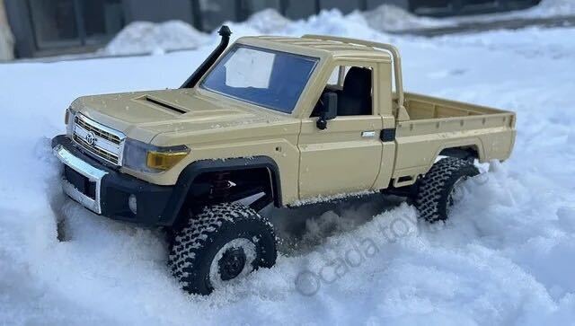 イエロー バッテリー2本MN82 MN78 MN99S 1/12 4WD RC WPLラジコンカー ロッククローラー トラック TOYOTA ランドクルーザー79 LC79 MNRC 82_画像4