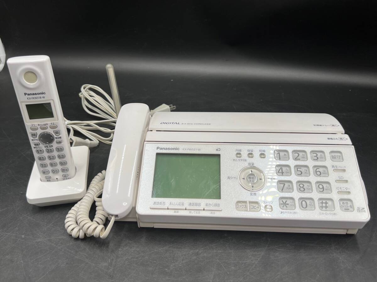 Panasonic/ Panasonic personal факс телефонный аппарат родители машина беспроводная телефонная трубка комплект FAX.... факс KX-FKN518 PFAP1018 KX-PW521XL