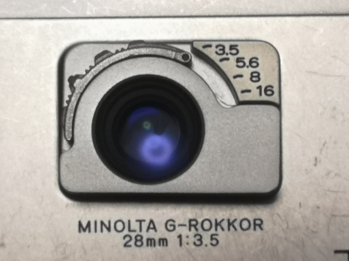 MINOLTA TC-1 ミノルタ AFコンパクトフィルムカメラ 【ジャンク品】の画像9