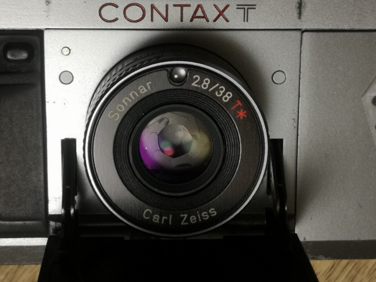 初代 CONTAX T Carl Zeiss Sonnar 38mm F2.8 コンタックス 【ジャンク 】の画像10