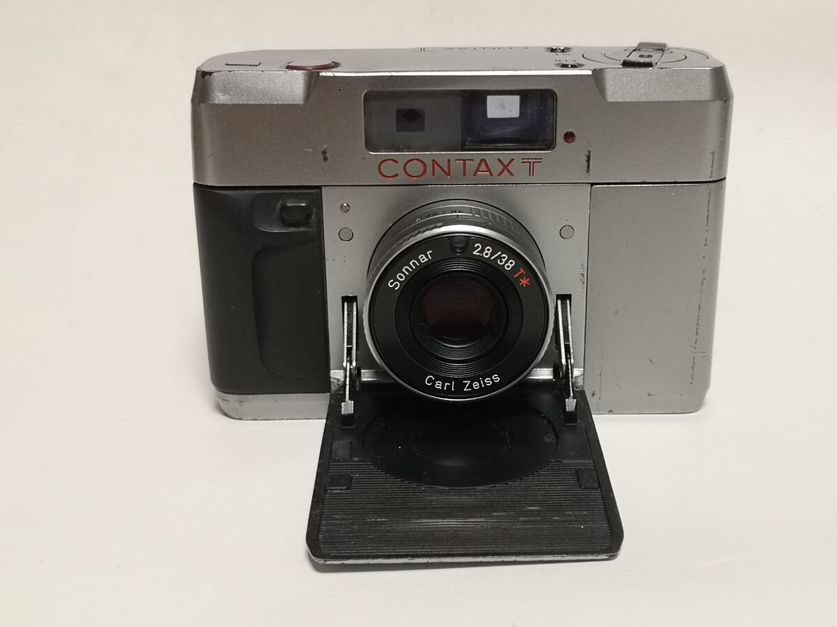 初代 CONTAX T Carl Zeiss Sonnar 38mm F2.8 コンタックス 【ジャンク 】_画像1