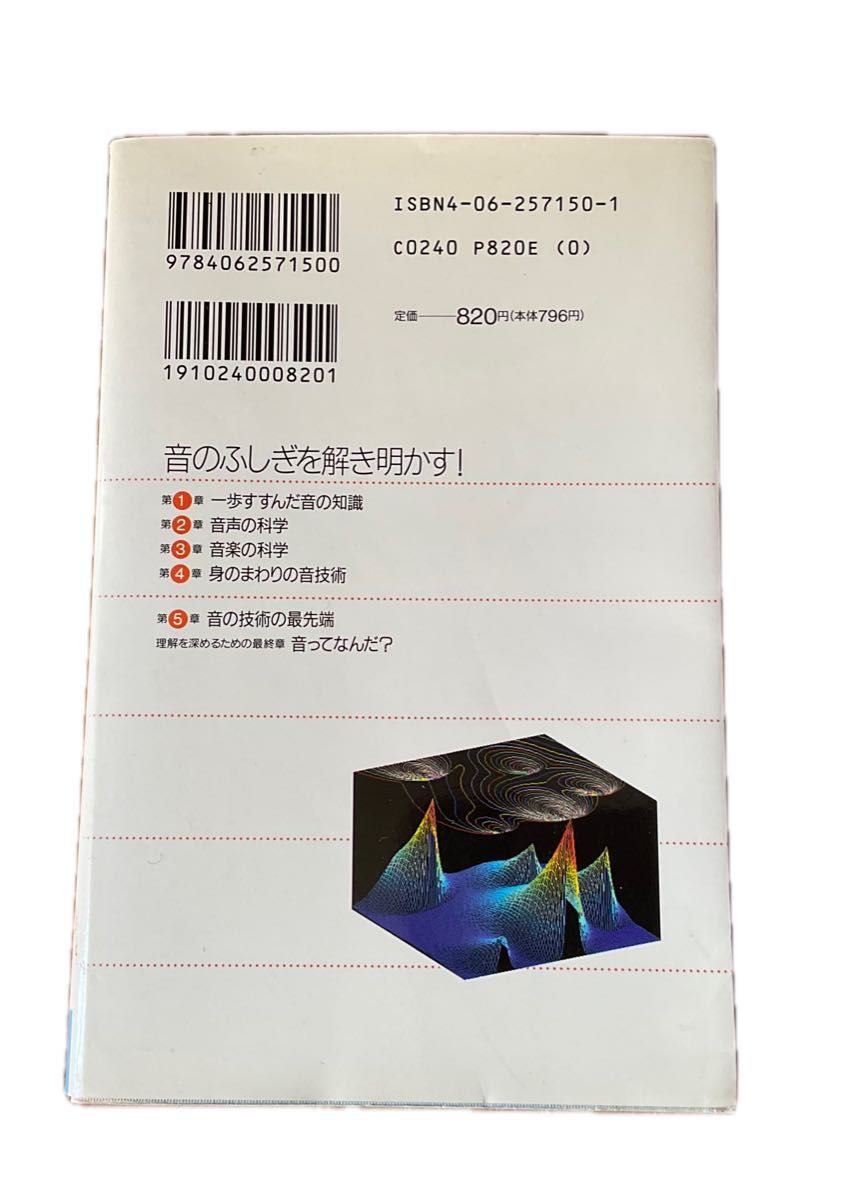 音のなんでも小辞典　―脳が音を聴くしくみから超音波顕微鏡まで 新書  1996 ブルーバックス 講談社　