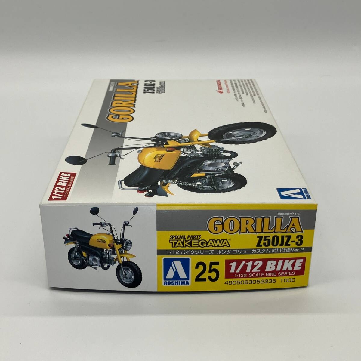 [ outright sales!] not yet assembly plastic model AOSHIMA Aoshima HONDA GORILLA Honda Gorilla Z50JZ-3 custom Takegawa specification Ver.2 No,25 1/12
