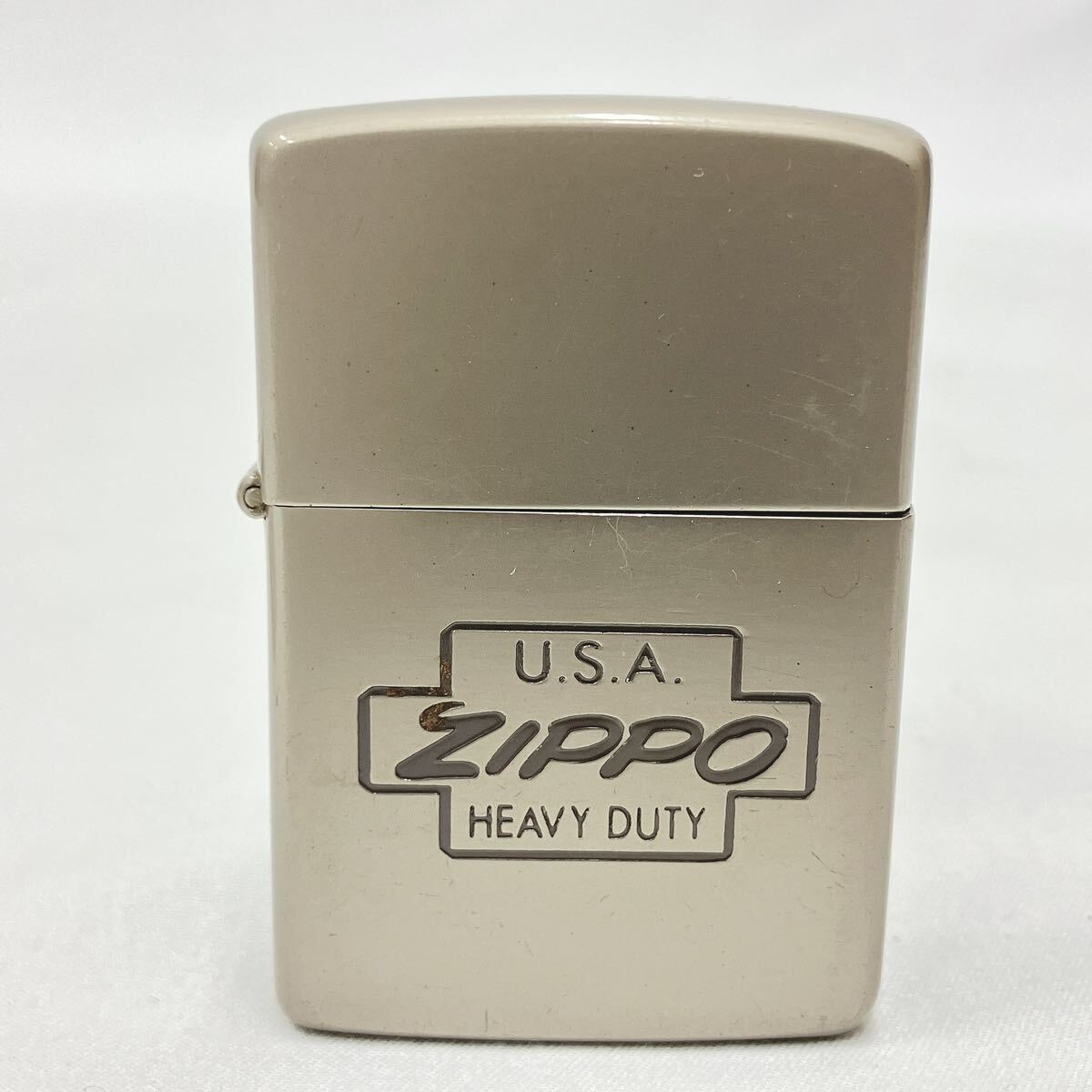 動作品　ZIPPO ジッポー オイルライター まとめて　3点/HEAVY DUTY USA/ユニバーシティ東京/無垢/喫煙具 05-0418_画像2