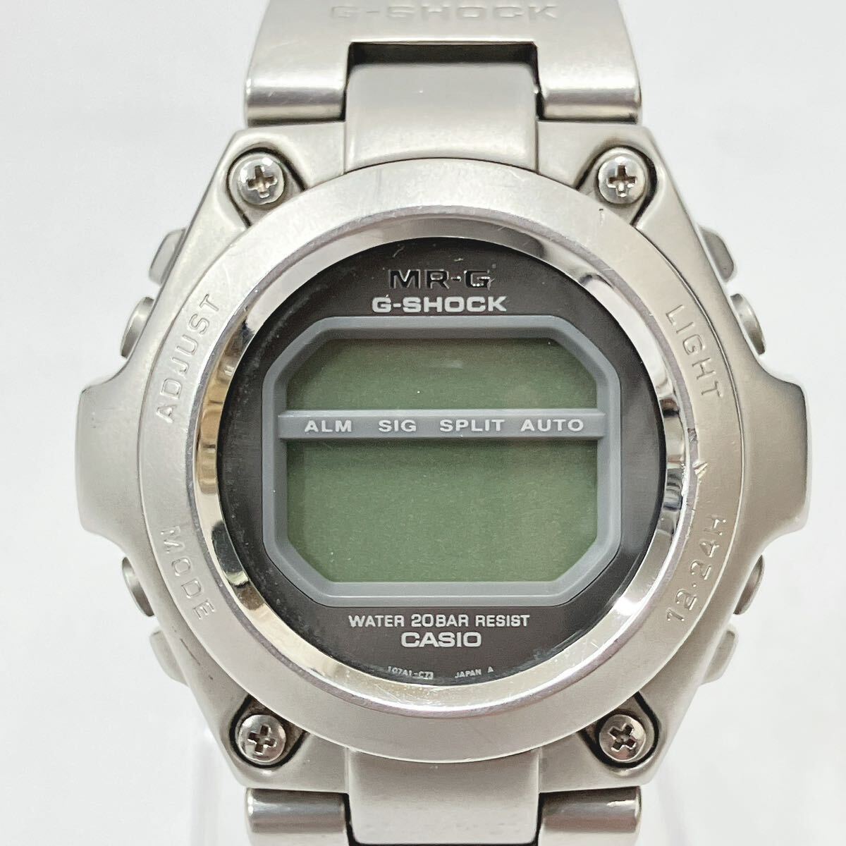 G-SHOCKji- shock CASIO Casio MRG-100 MR-G digital quartz men's wristwatch box opinion koma attaching 02-0410