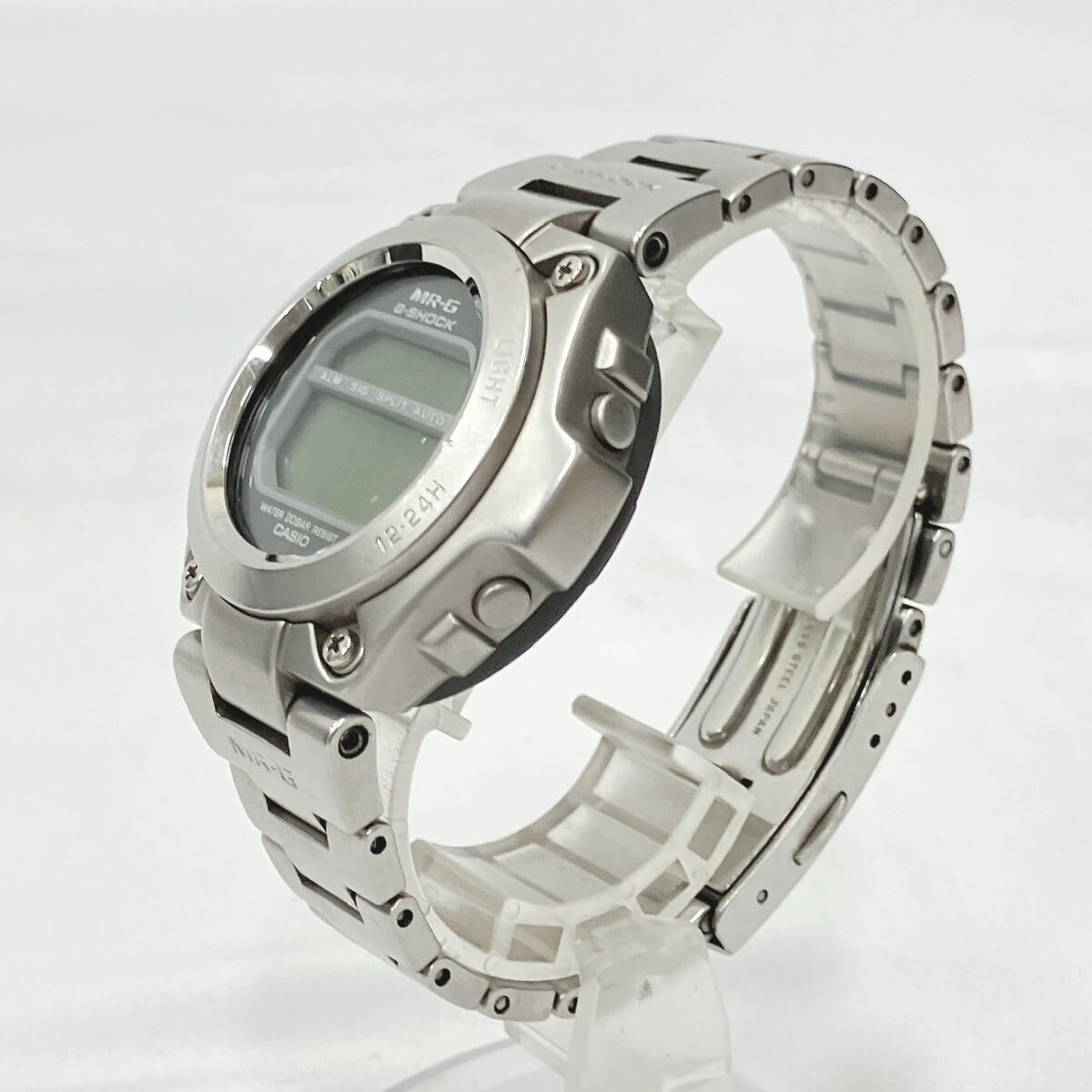 G-SHOCKji- shock CASIO Casio MRG-100 MR-G digital quartz men's wristwatch box opinion koma attaching 02-0410