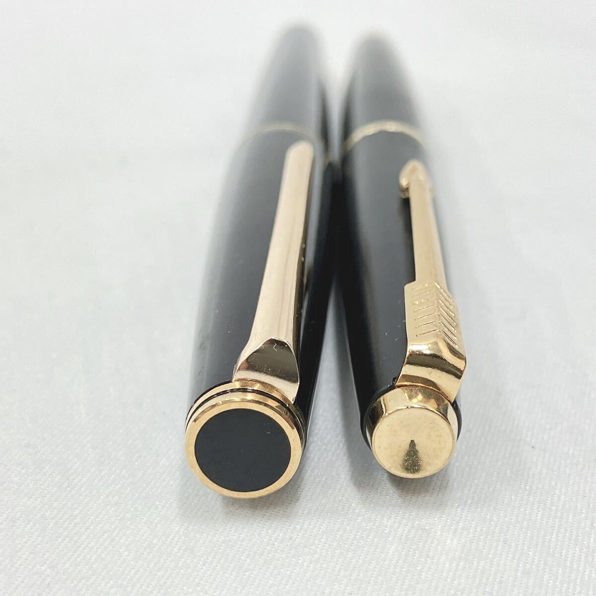 PARKER パーカー　万年筆 全長13.6cm/PILOT パイロット 18K-750 (F) H1075 万年筆　全長約13.6cm /2本セット 02-0417_画像4