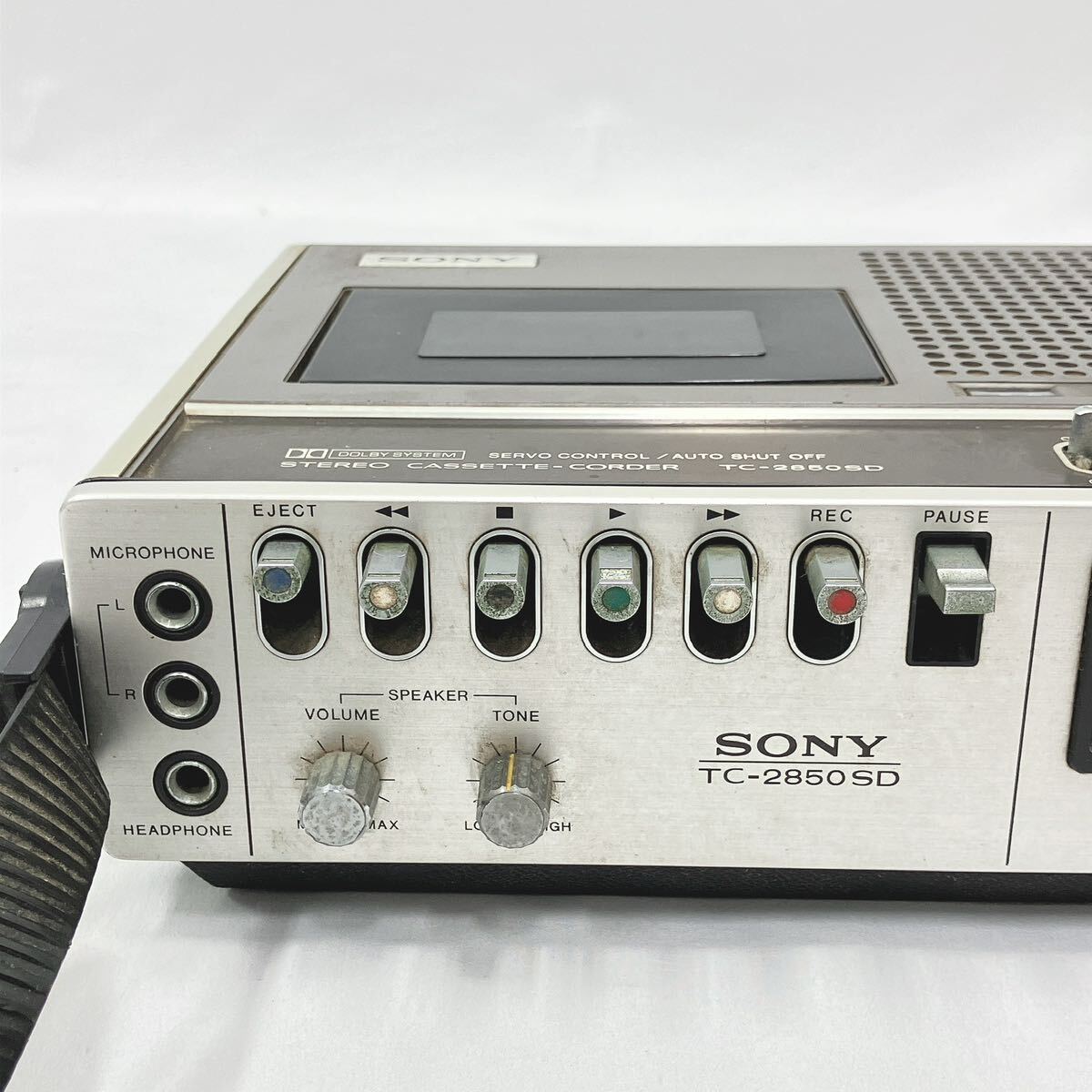 SONY ソニー TC-2850SD カセットデッキ 昭和レトロ 01-0322_画像2